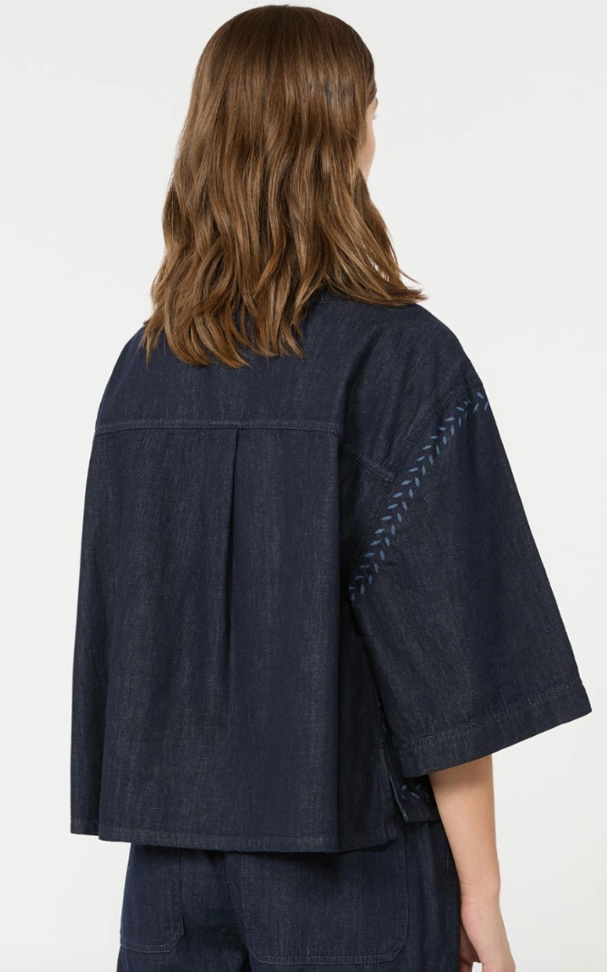 Weekend Max Mara | Alare Shirt Navy Denim