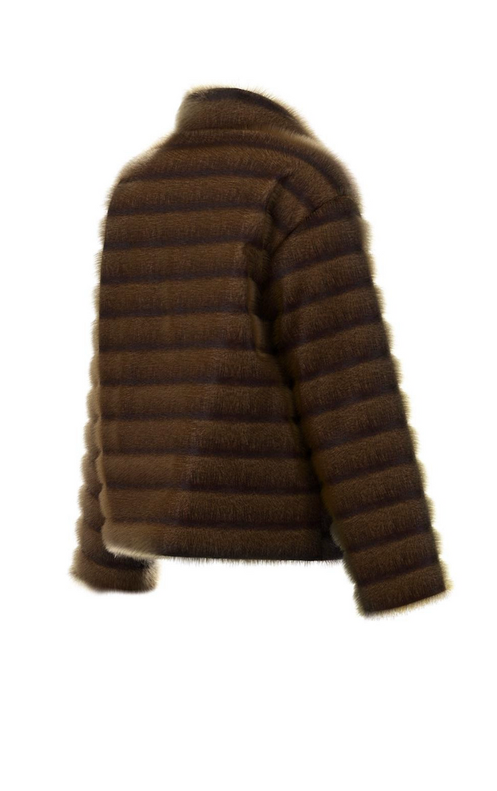 Emme | Agio Jacket Cognac Faux Fur