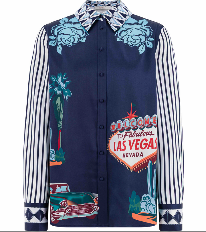 Herzens Angelegenheit | 6160 Silk Blouse Blue