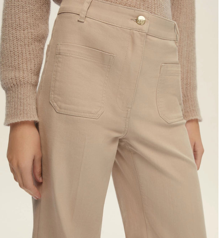 Emme \ Ruspa Long Trouser  Off White