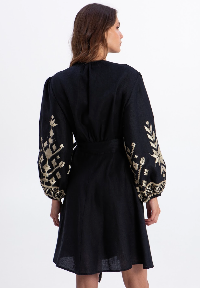 Greek Archaic > 2043236 Dress Blk/GLd