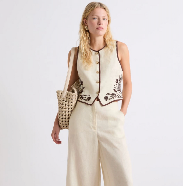 Marella > Aerovia Waistcoat Cream