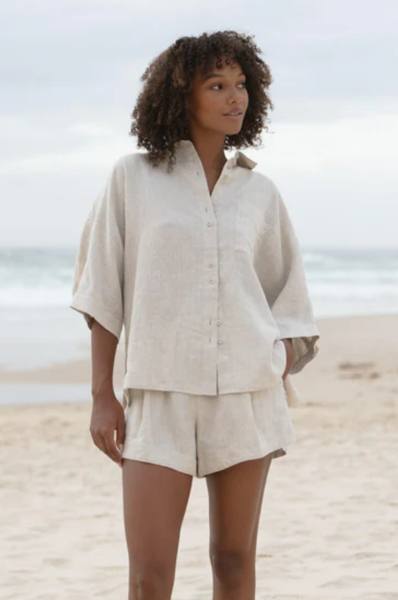 Lilly Pilly > Pixie Shirt Oatmeal
