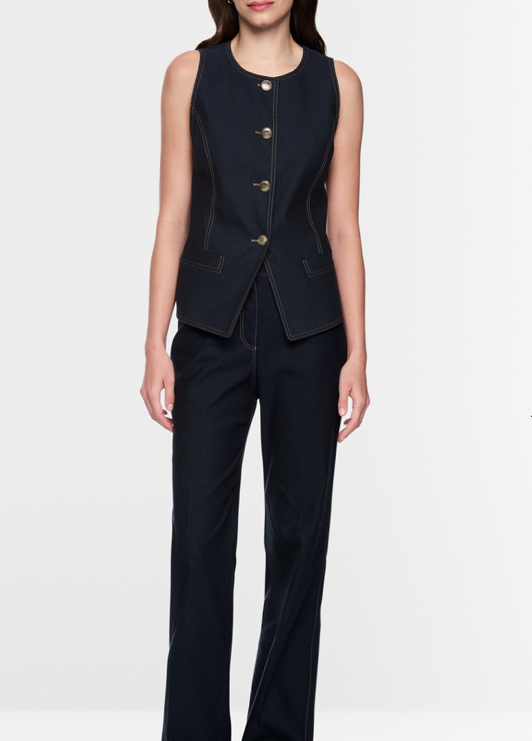 Marc Cain > AC 37.01 W05 Waistcoat Navy