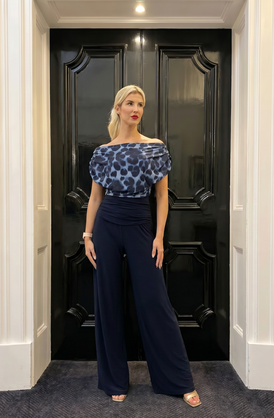 Atom | Carbon Jumpsuit Navy Leopard