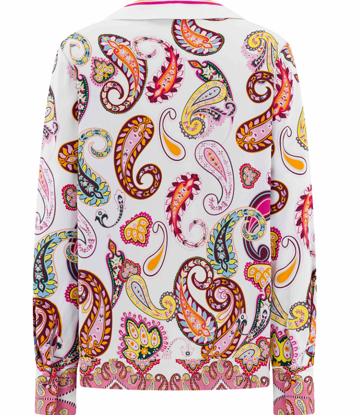 Herzens Angelegenheit | 6070 Silk Blouse Pink Multi