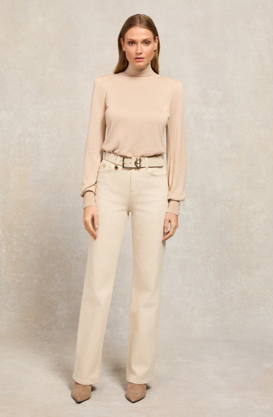 Holland Cooper /  Classic Straight Jean Oatmeal