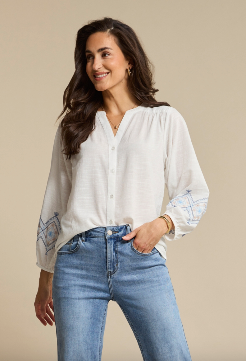 Red Button >  SRB 4829 Blouse Blue Multi