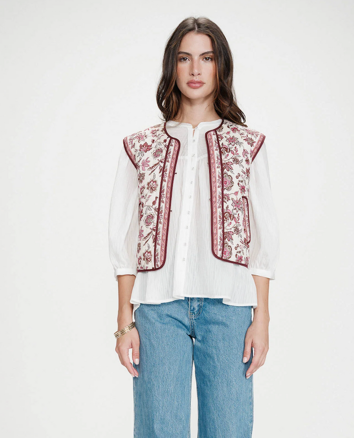 Grace &amp; Mila > Viola Waistcoat  Fleur