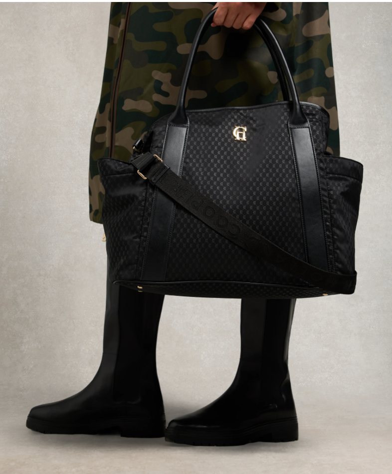 Holland Cooper | Cheltenham Tote Bag Black Monogram