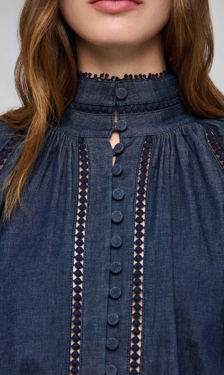 Dea Kudibal | Monia Blouse Chambray Blue