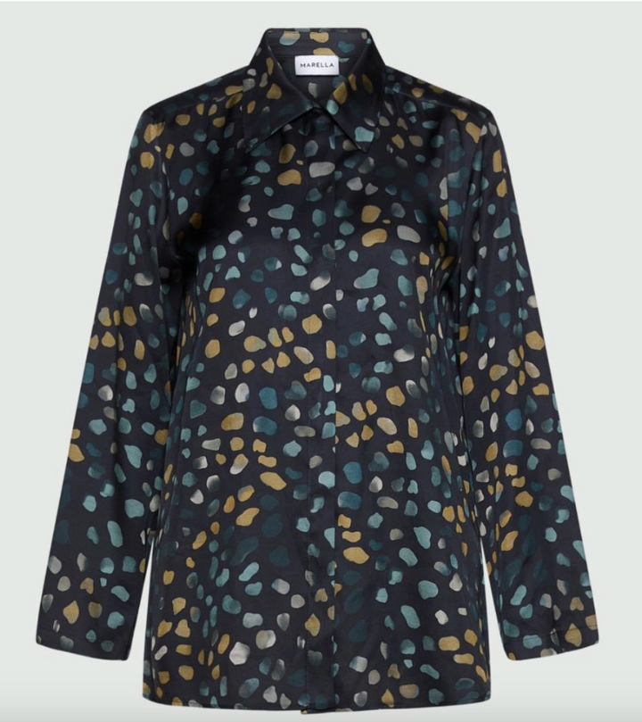 Marella | Ballata Shirt Navy Pebbles