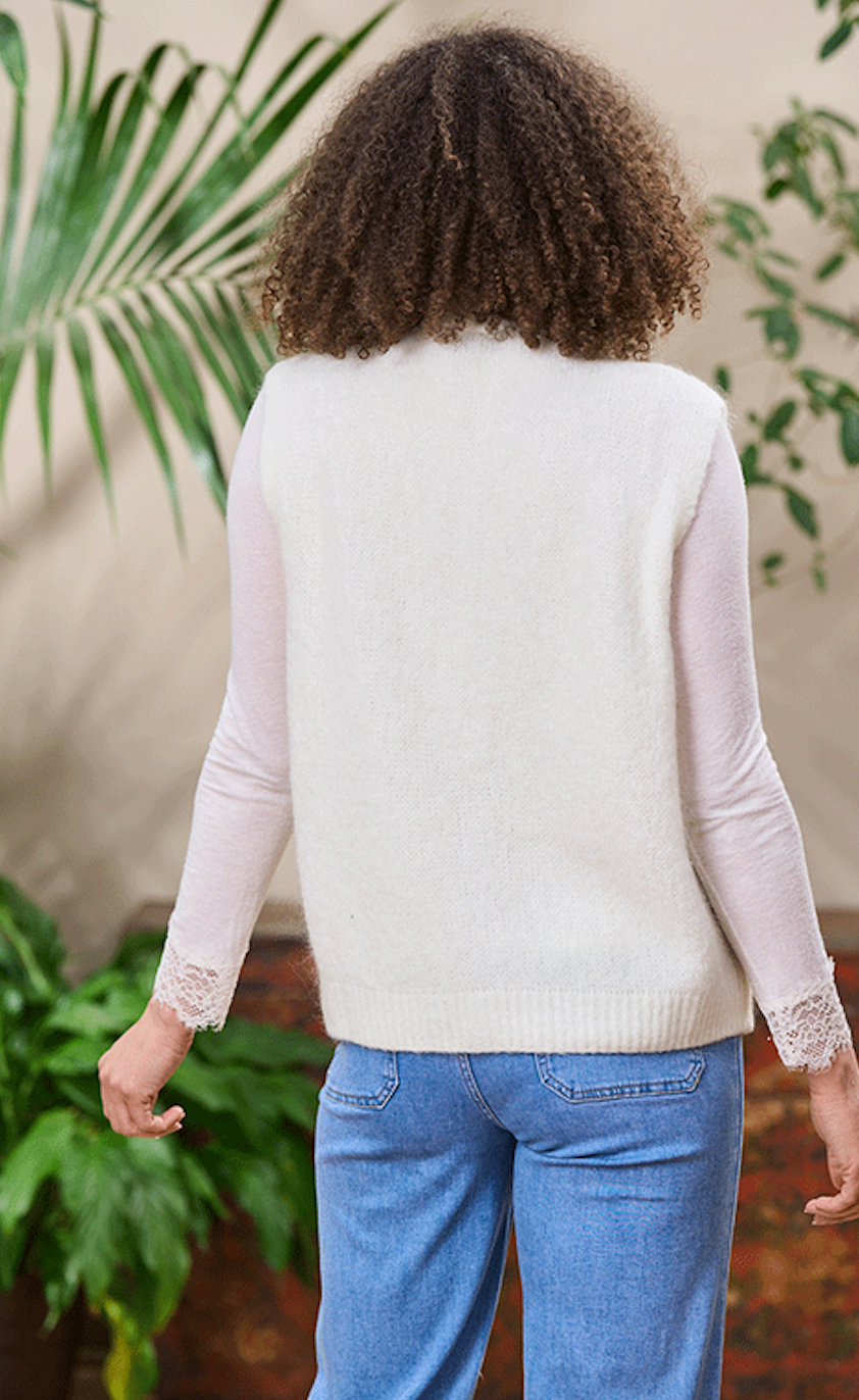 Luella > Wallis Waistcoat Vanilla