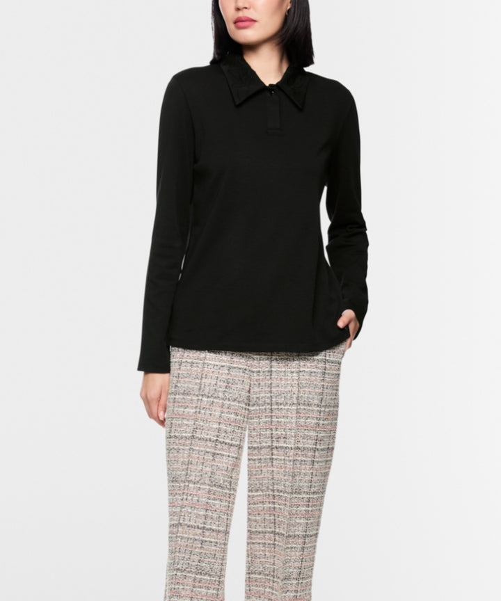 Marc Cain > AC 53.02 J29 Polo Shirt Black