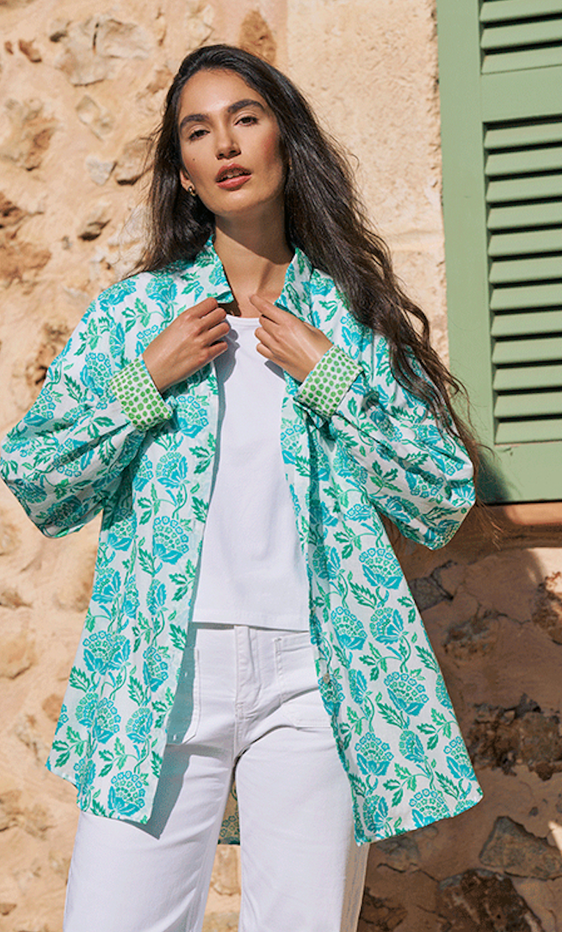 Luella > Toulouse Shirt Green/Turquoise