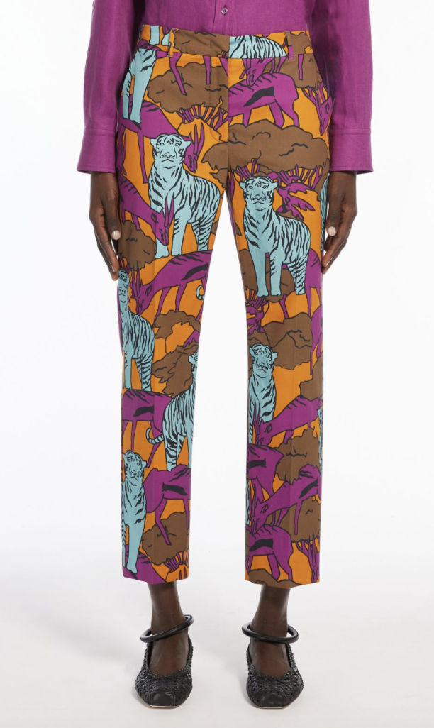 Weekend Max Mara :  Ravello Long Trouser  Water Jungle
