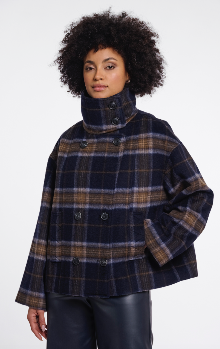 Rino &amp; Pelle | Jenelle jacket Dark Navy Check