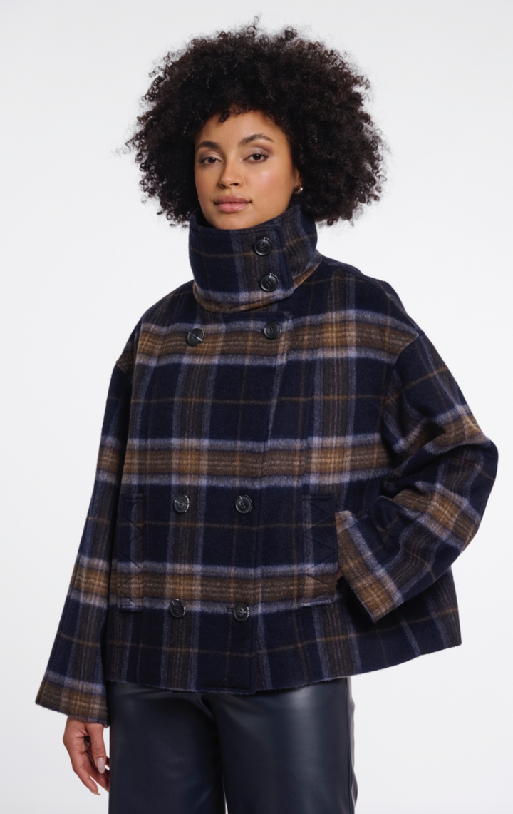 Rino &amp; Pelle | Jenelle jacket Dark Navy Check