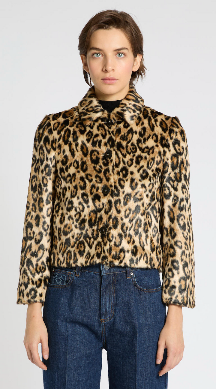 Marella | Angel Jersey Jacket Camel Spotted