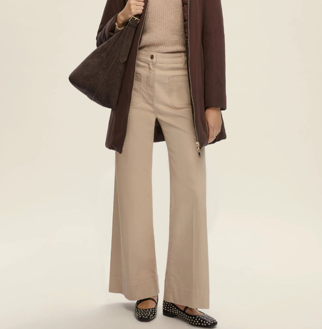 Emme \ Ruspa Long Trouser  Off White
