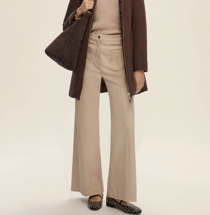 Emme \ Ruspa Long Trouser  Off White