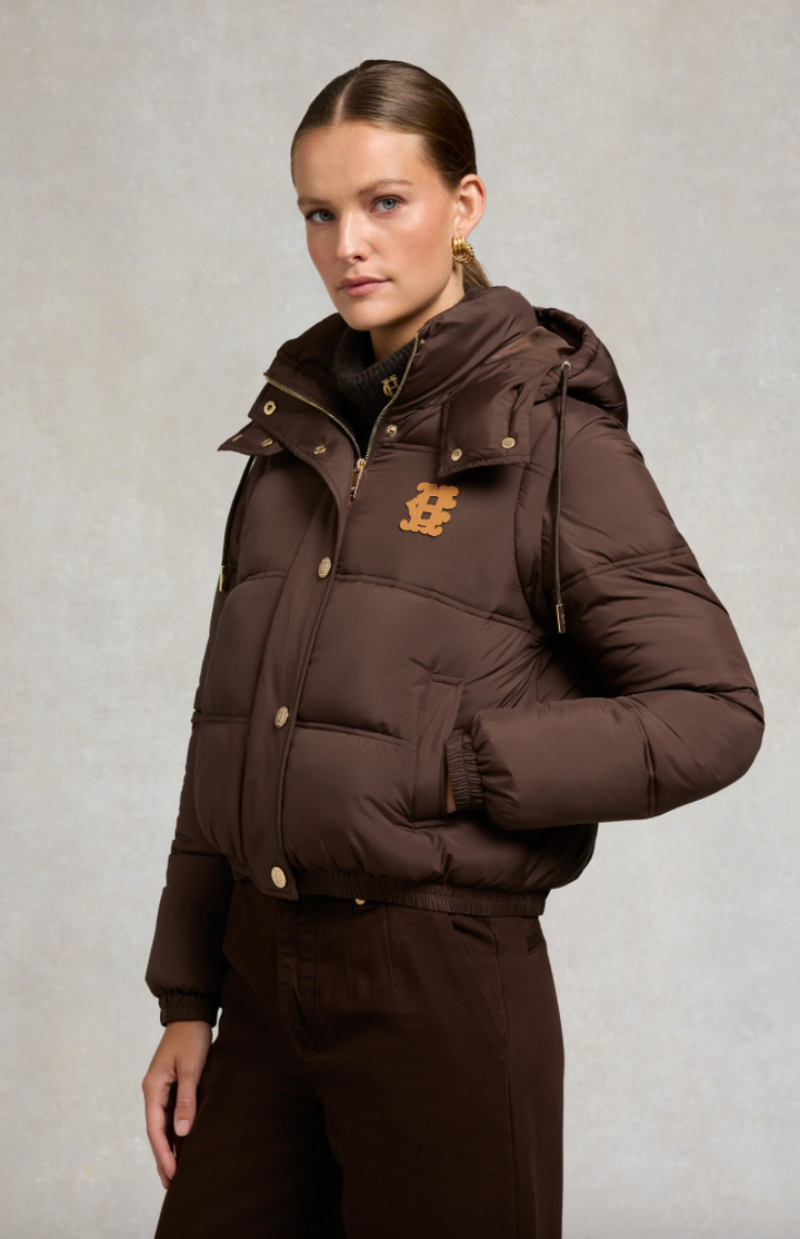 Holland Cooper | Milton Convertible Jacket Chocolate