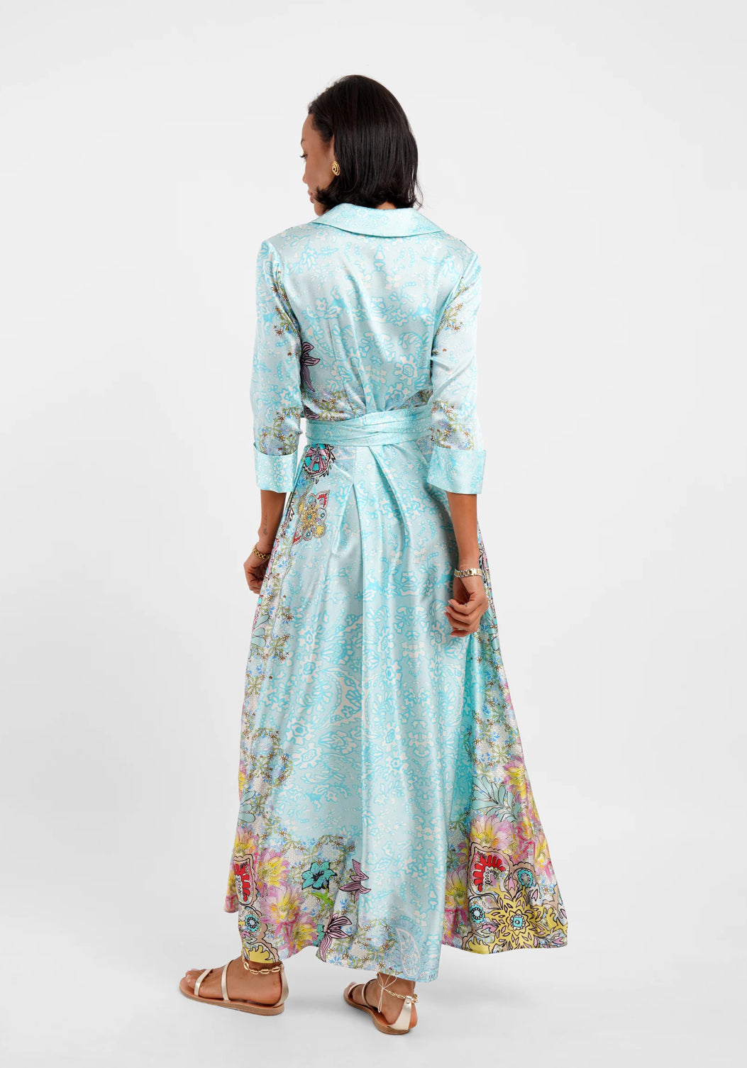 JRF > Floral Medley Dress Blue