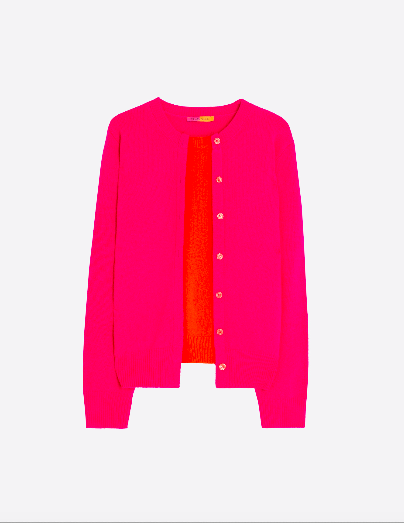 Vilagallo | 33962 Jumper Pink &amp; Orange