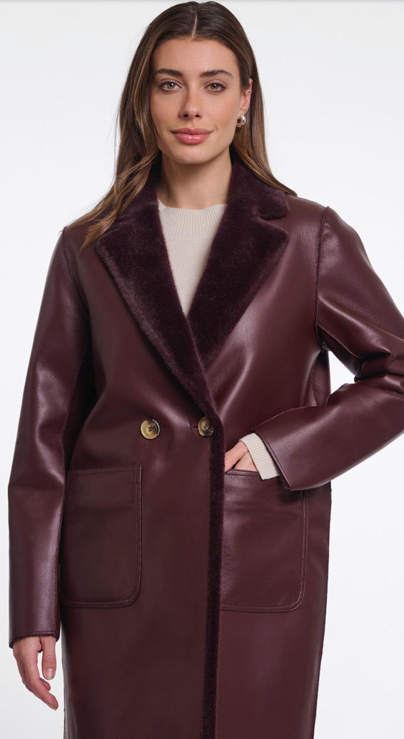 Rino &amp; Pelle | Ivon reversible coat Fudge Cloak