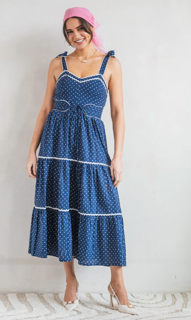 New Day Originals >  Amore Navy Dot