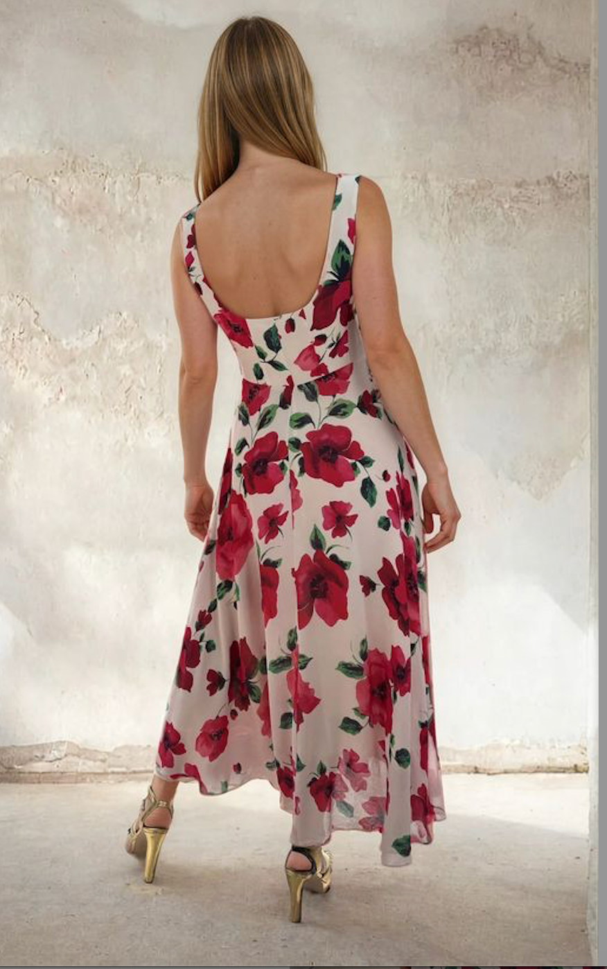 Sirens >  Bella Cream Poppy Dress