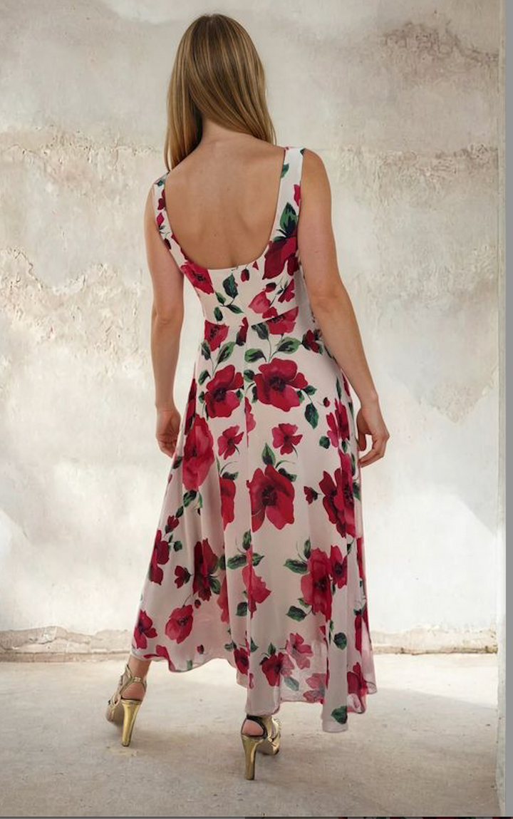 Sirens >  Bella Cream Poppy Dress