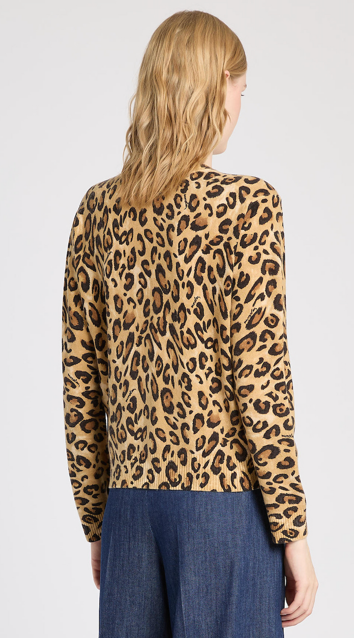Marella | Marmo Cardigan Beige Spotted