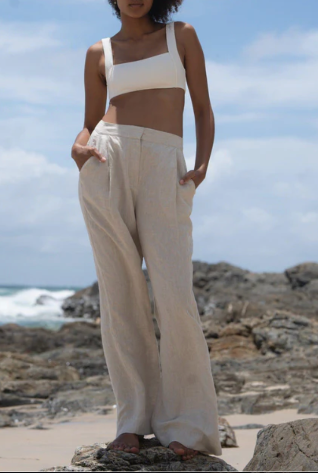 Lilly Pilly > Oli Trouser Oatmeal