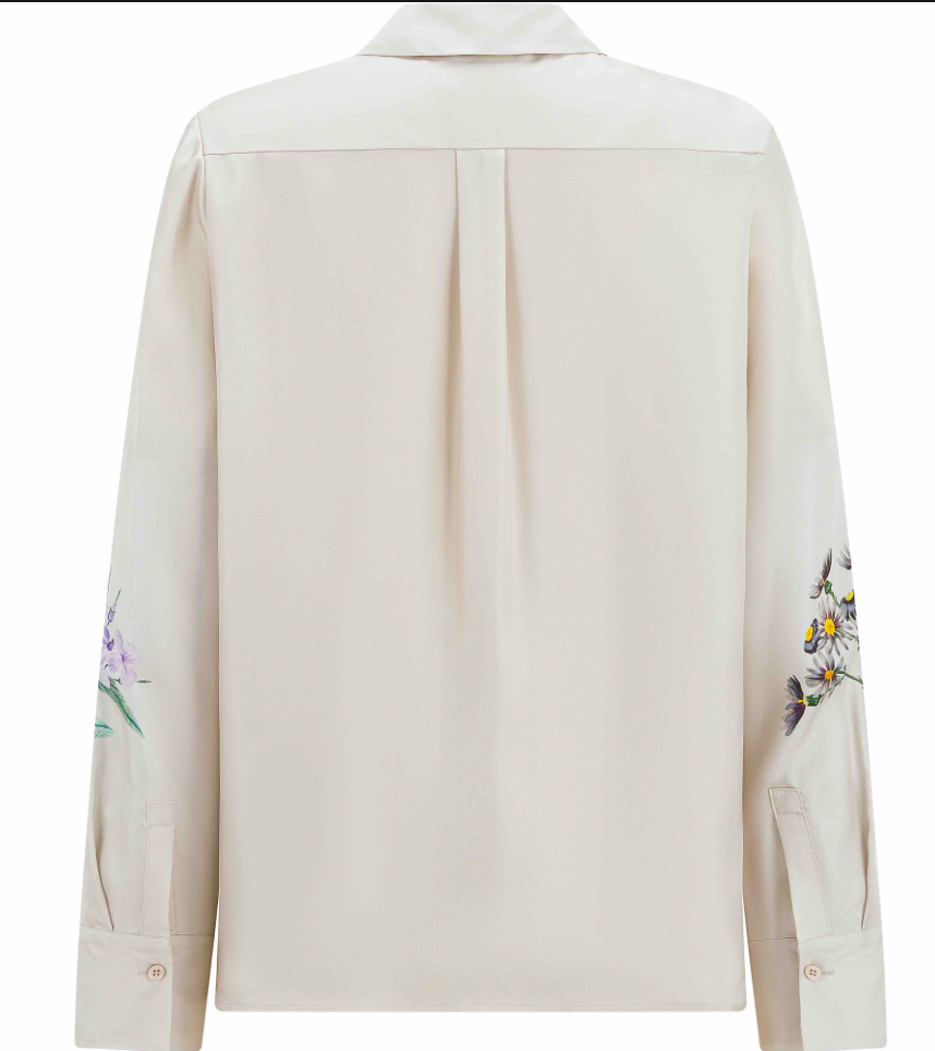 Herzens Angelegenheit | 6183 Silk Blouse Limestone