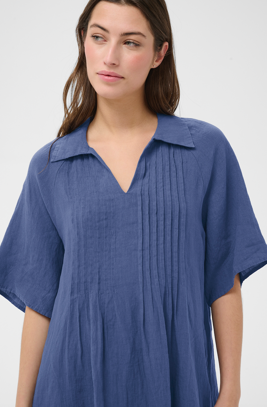 Part Two > Ayla Dress Blue Indigo