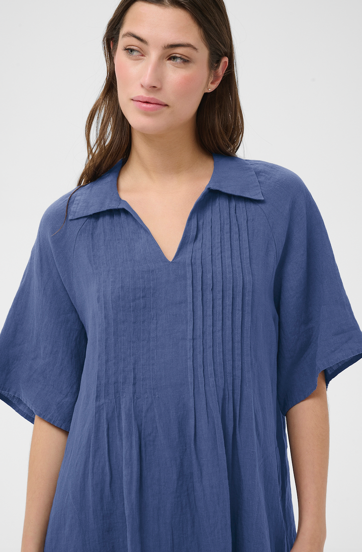 Part Two > Ayla Dress Blue Indigo