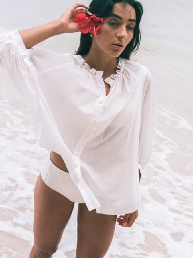 Lilly Pilly > Thalia Shirt Ivory