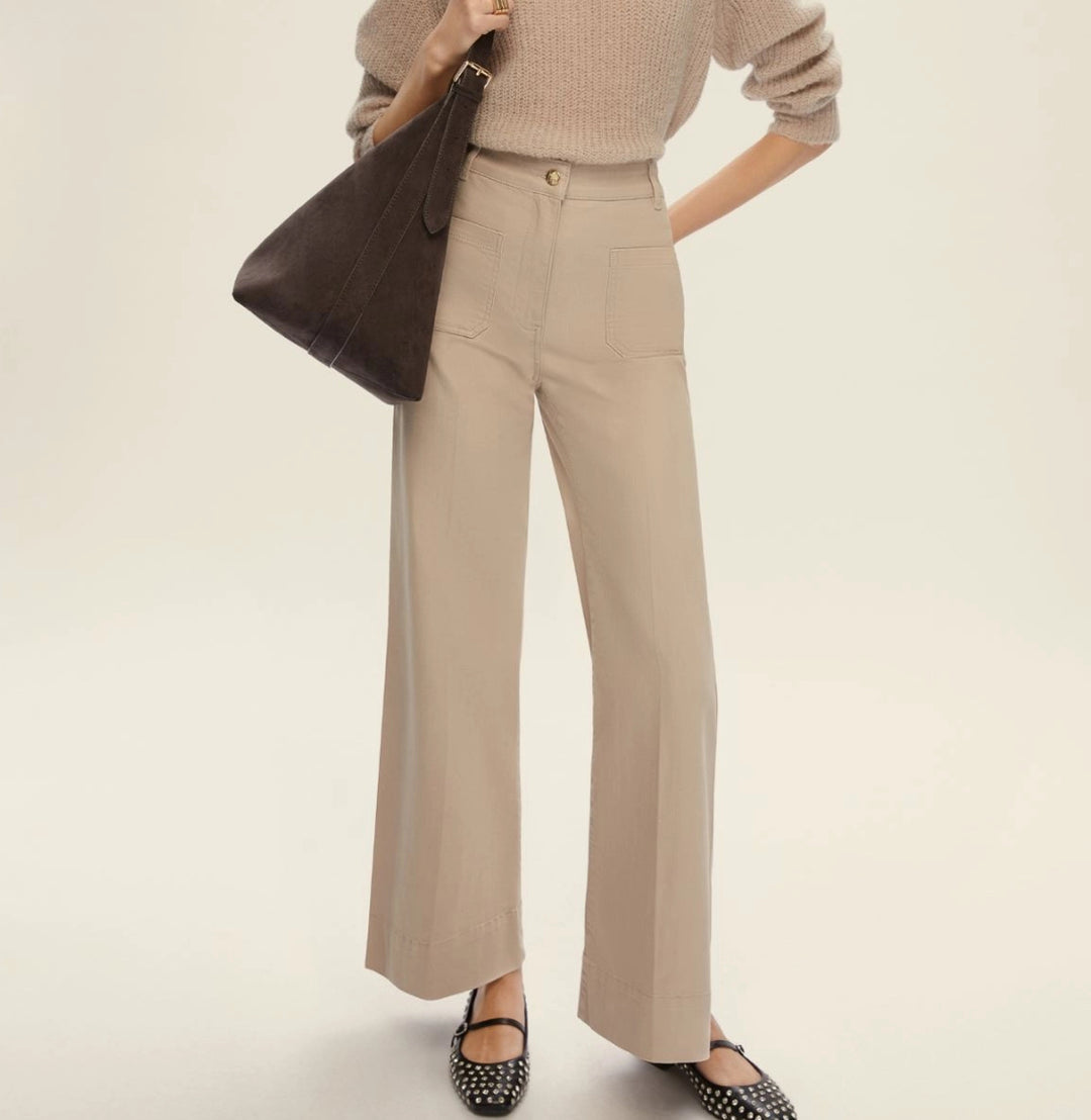 Emme \ Ruspa Long Trouser  Off White