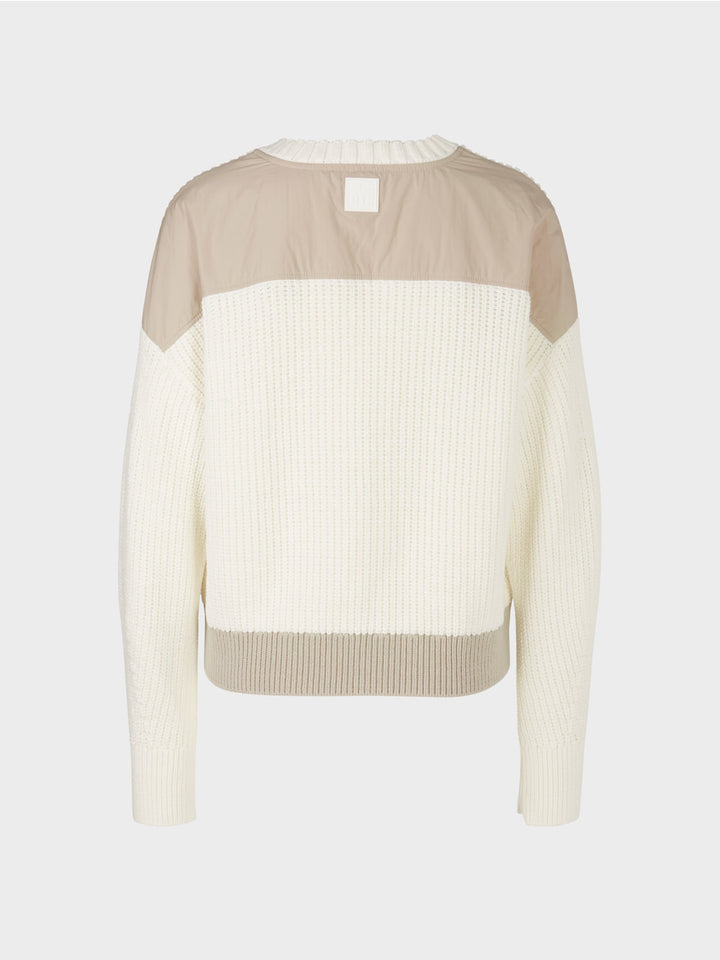 Marc Cain : WS 41.01 M04 Sweater Off White