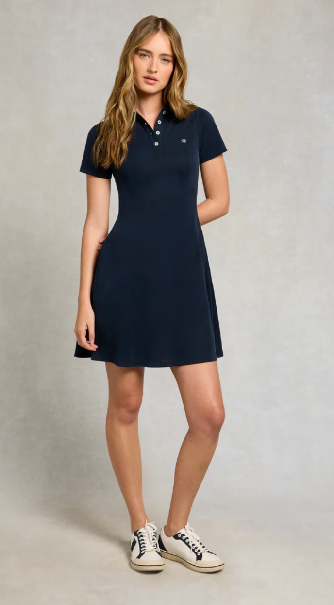 Holland Cooper > Jilly Polo Dress Navy