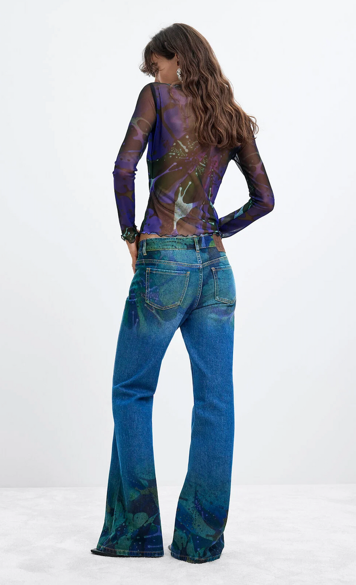 Desigual | 26WWDD01 Denim Trousers Light Wash