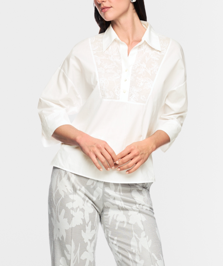 Marc Cain > AC 55.05 J53 Blouse White
