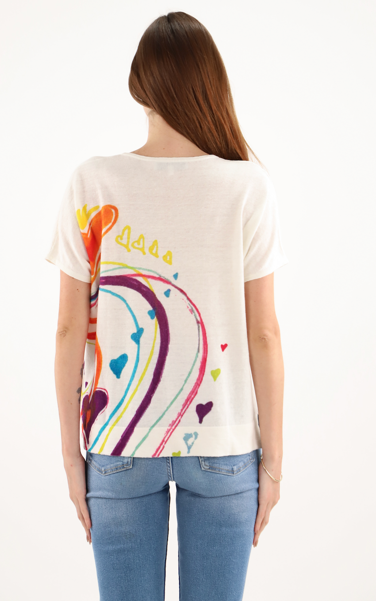 Estheme Cashmere > CKE6249E  Absract Print Chalk