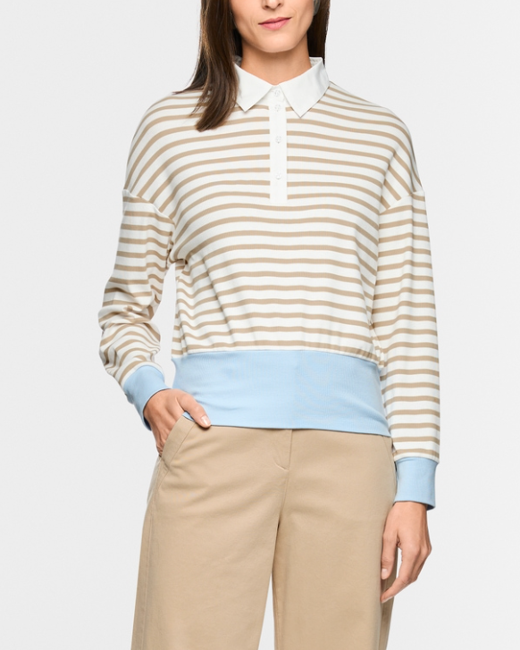 Marc Cain > AS 53.11 J90 Polo Shirt light Stone