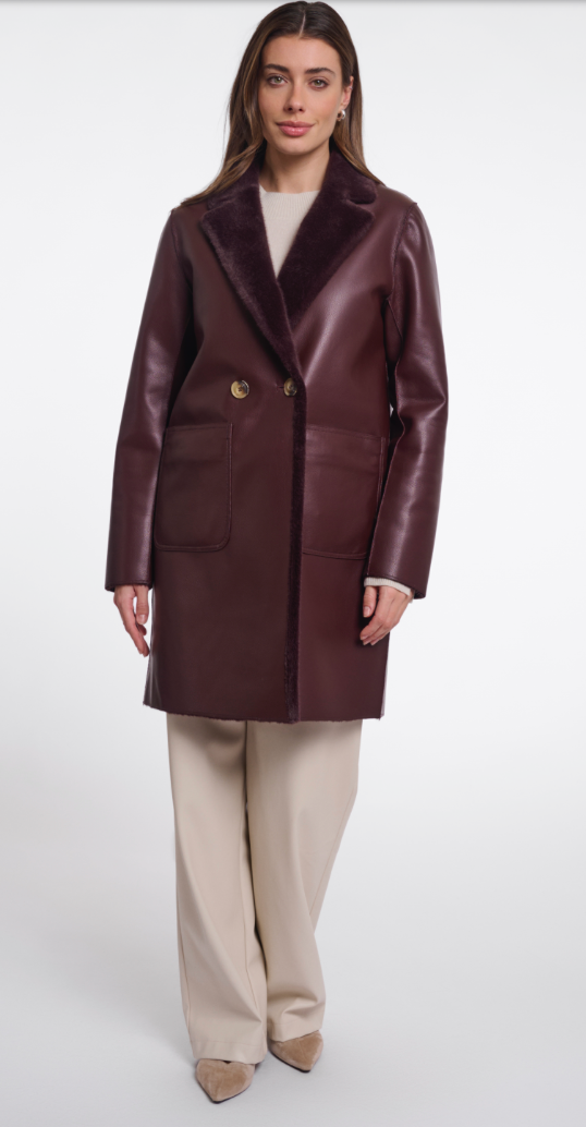 Rino &amp; Pelle | Ivon reversible coat Fudge Cloak