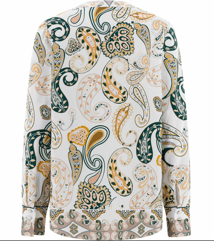Herzens Angelegenheit | 6069 Silk Blouse Taupe