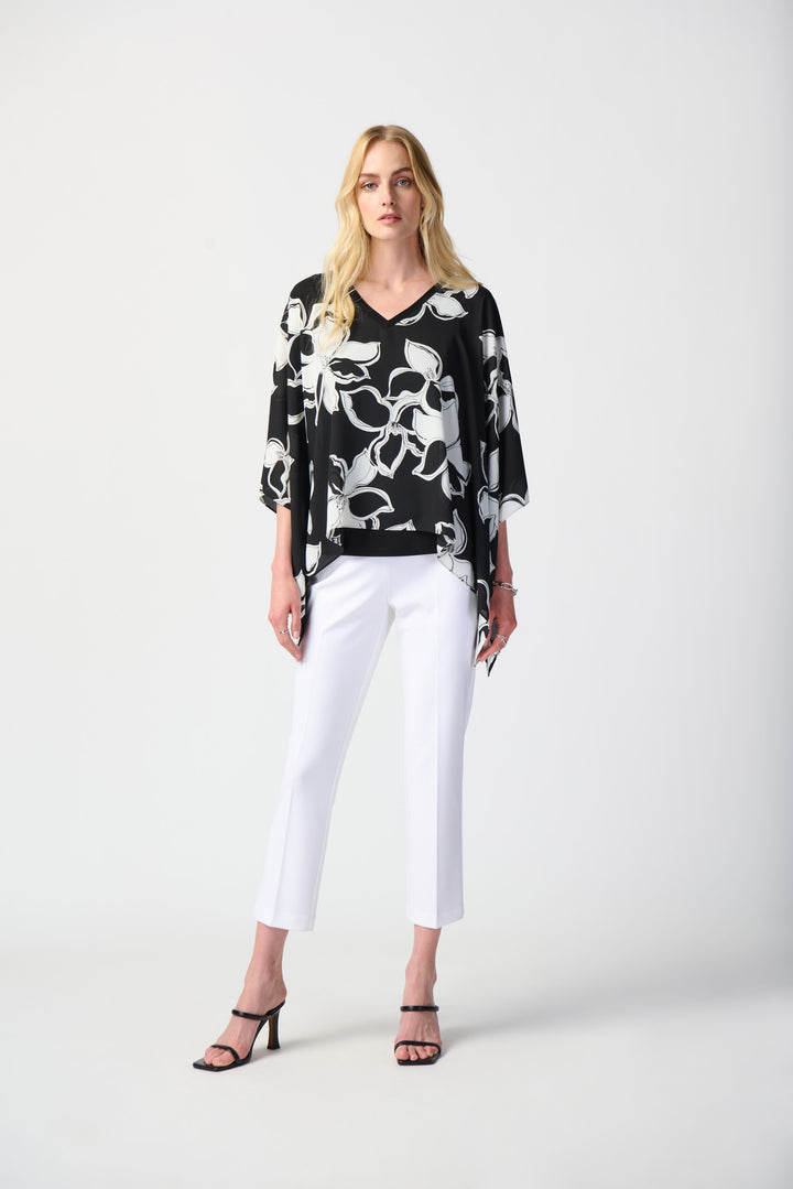 Joseph Ribkoff : Top 241170 Black/Vanilla