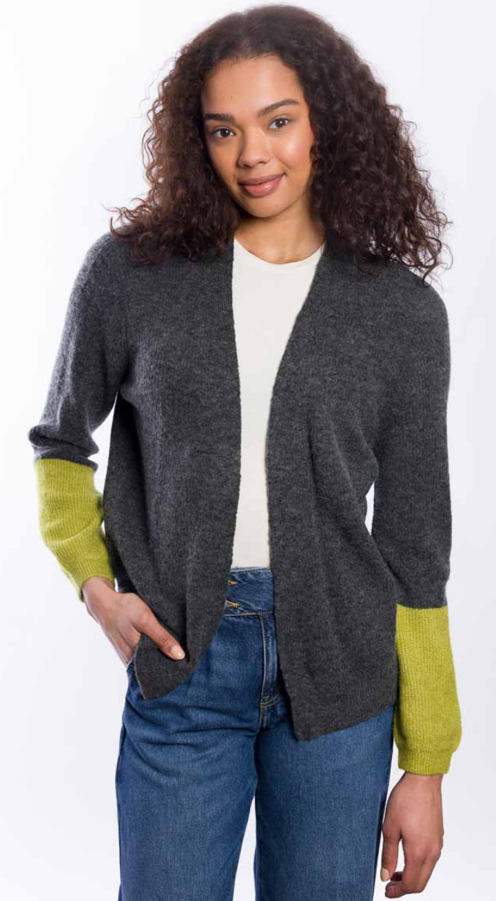 &amp;Isla | Lofty Charcoal Cardigan