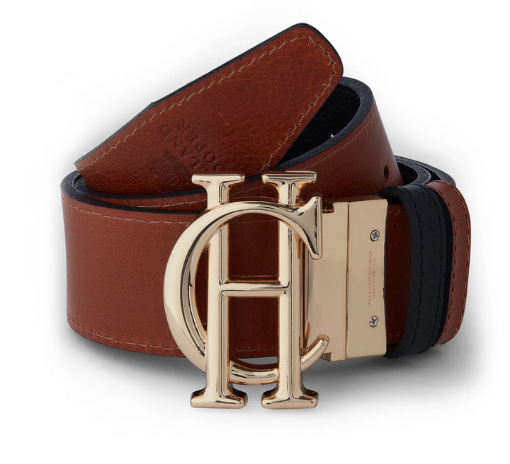 Holland Cooper > HC Classic Belt Reversible Black Tan